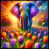 Colorful Elephant 6 20 OZ Sublimation Wrap