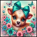 Floral Puppy 7 20 OZ Sublimation Wrap