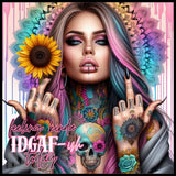 Idgaf Tumbler 2 20 OZ Sublimation Wrap