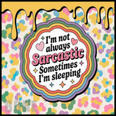 Sarcastic Tumbler 2 20 OZ Sublimation Wrap