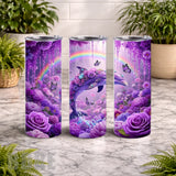 Floral Dolphin 20 OZ Wrap Mockup