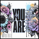 Inspirational Floral 20 OZ Sublimation Wrap