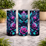 Owl Floral 20 OZ Wrap Mockup