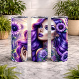 Floral Beauty 33 20 OZ Wrap Mockup