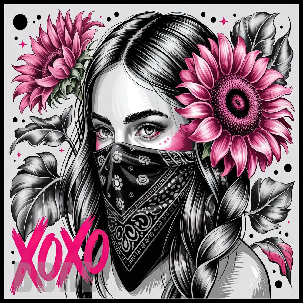 Sunflower Girl 3 20 OZ Sublimation Wrap