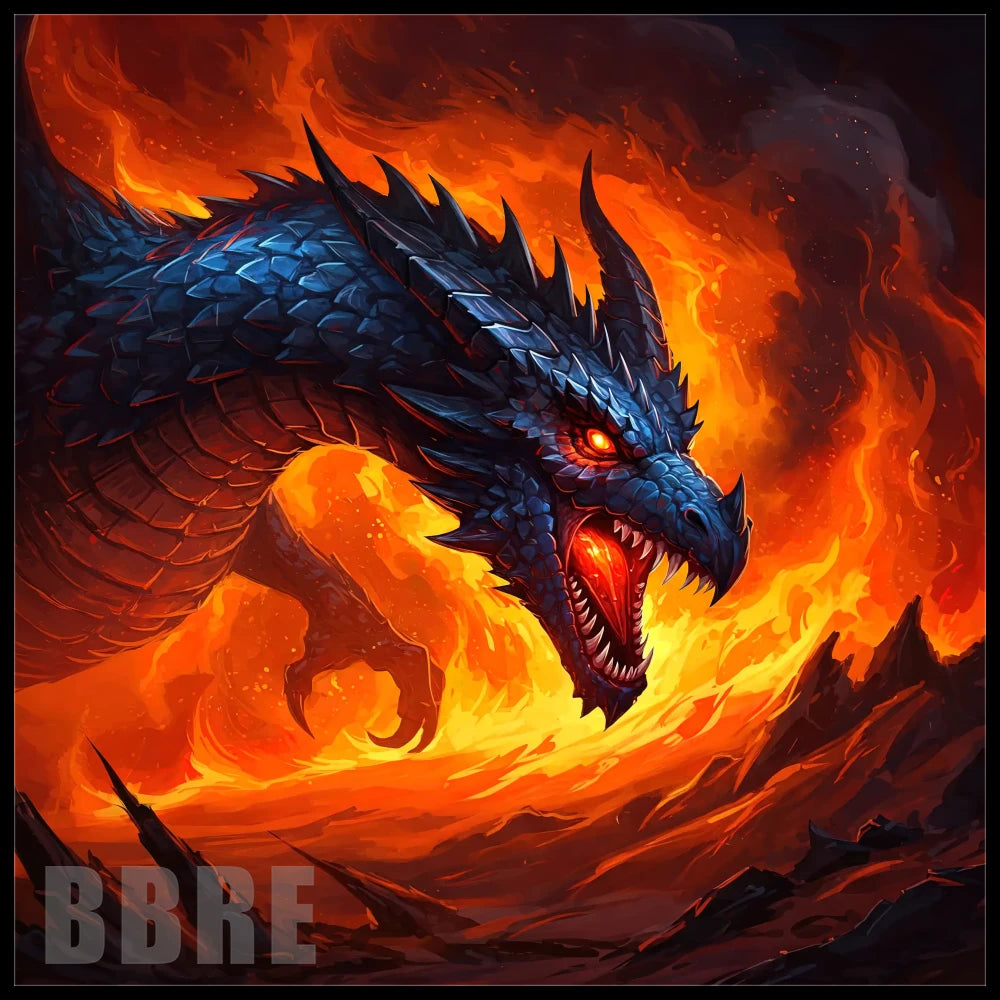 Fiery Dragon 4 20 OZ Sublimation Wrap