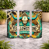 Yellowstone Junkie 20 OZ Wrap Mockup