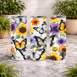 Butterfly Garden 3 20 OZ Wrap Mockup