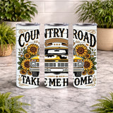 Country Road 20 OZ Wrap Mockup