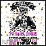 Skeleton Coffee 20 OZ Sublimation Wrap