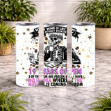 Skeleton Coffee 20 OZ Wrap Mockup
