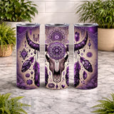 Purple Skull 20 OZ Wrap Mockup