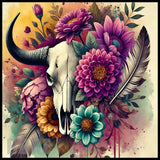Floral Skull 26 20 OZ Sublimation Wrap