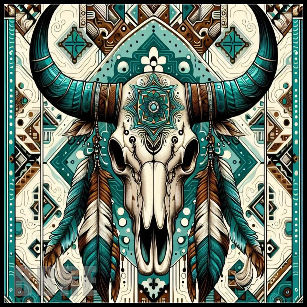 Tribal Skull 7 20 OZ Sublimation Wrap