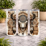 Buffalo Skull 8 20 OZ Wrap Mockup