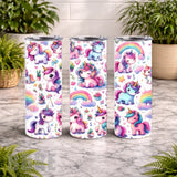 Unicorn Fantasy 20 OZ Wrap Mockup
