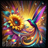 Hummingbird Floral 2 20 OZ Sublimation Wrap