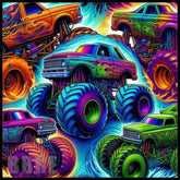 Monster Truck 7 20 OZ Sublimation Wrap