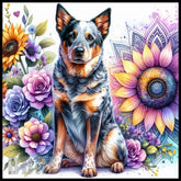 Floral Dog 5 20 OZ Sublimation Wrap