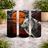 Wolf Moon 4 20 OZ Wrap Mockup
