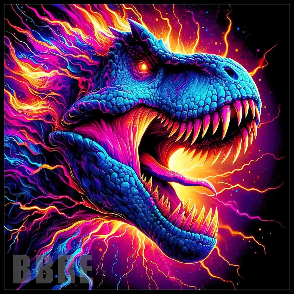 Electric T-rex 20 OZ Sublimation Wrap