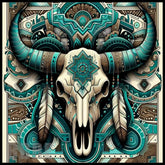 Tribal Bull Skull 20 OZ Sublimation Wrap