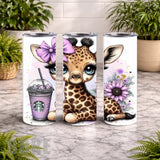 Giraffe Delight 20 OZ Wrap Mockup