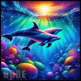 Dolphin Paradise 3 20 OZ Sublimation Wrap