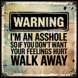 Warning Sign 20 OZ Sublimation Wrap