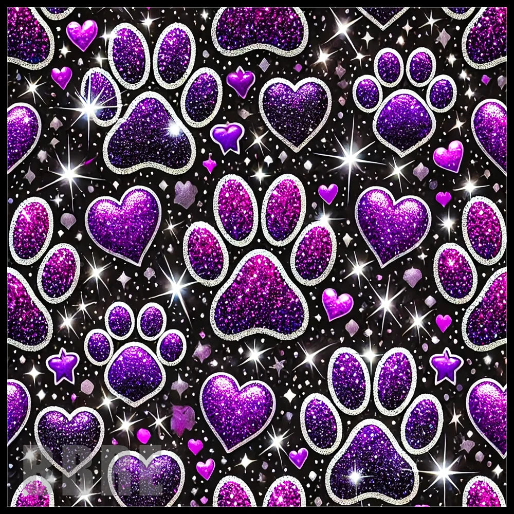 Glitter Paw 20 OZ Sublimation Wrap