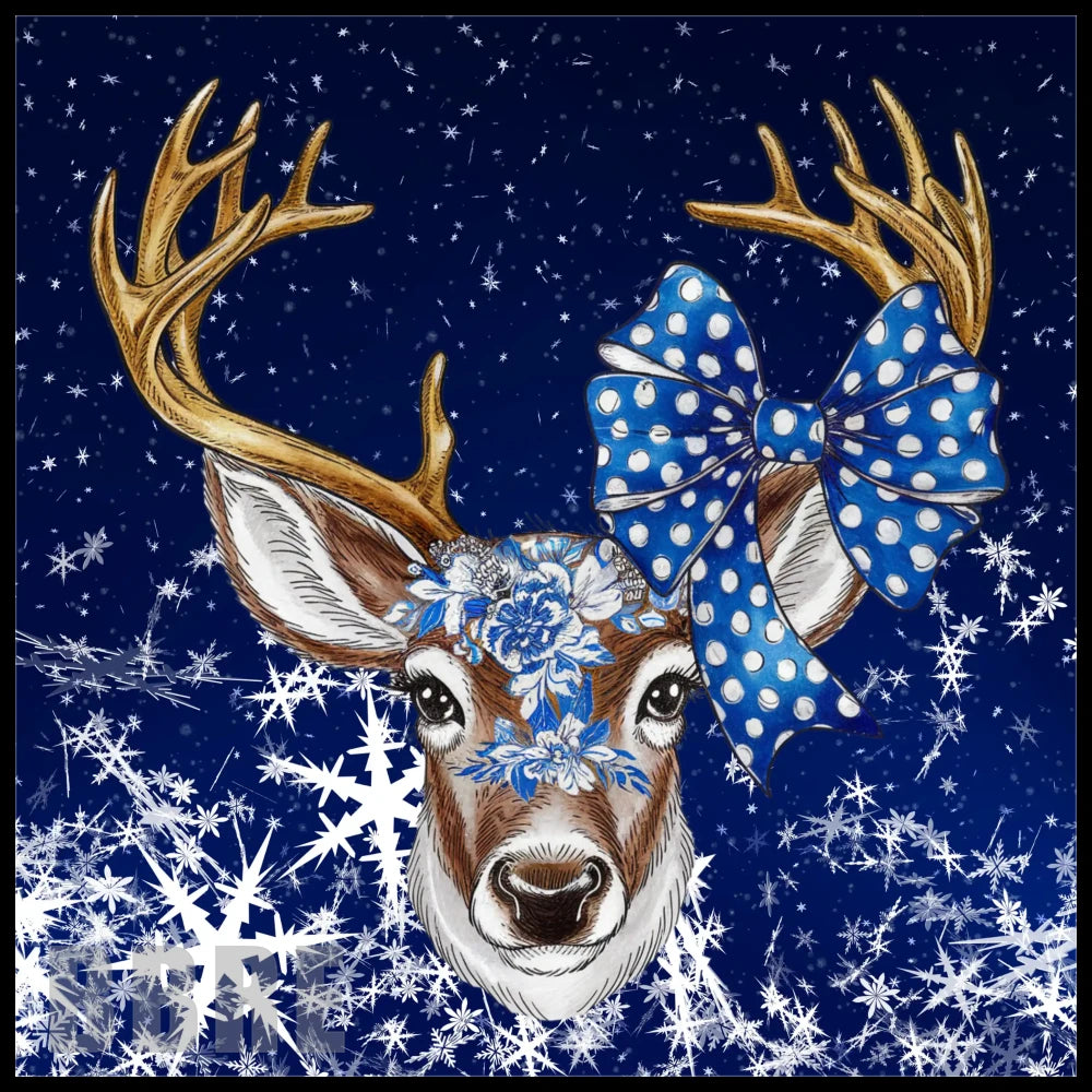 Floral Deer 20 OZ Sublimation Wrap