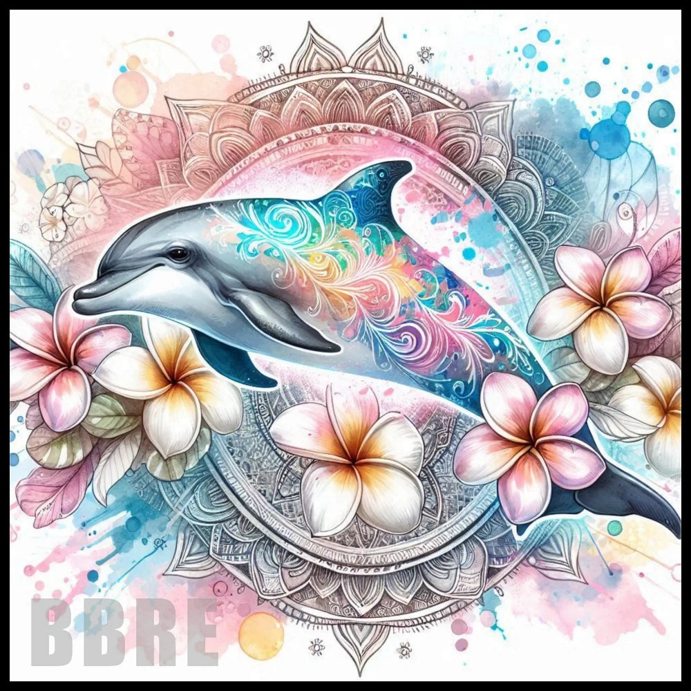 Dolphin Mandala 20 OZ Sublimation Wrap