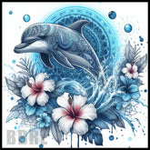 Dolphin Splash 2 20 OZ Sublimation Wrap