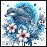 Dolphin Splash 2 20 OZ Sublimation Wrap
