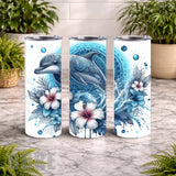 Dolphin Splash 2 20 OZ Wrap Mockup
