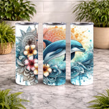 Dolphin Waves 6 20 OZ Wrap Mockup