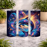 Dolphin Swirl 20 OZ Wrap Mockup