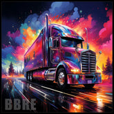 Vibrant Truck 2 20 OZ Sublimation Wrap
