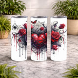 Gothic Heart 2 20 OZ Wrap Mockup