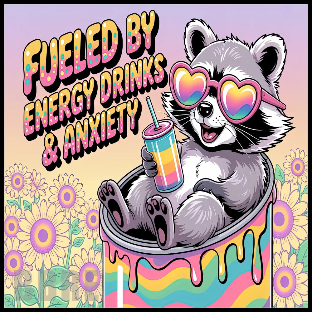 Raccoon Energy 20 OZ Sublimation Wrap