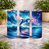 Cosmic Dolphin 4 20 OZ Wrap Mockup