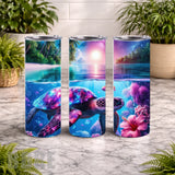 Galactic Turtle 2 20 OZ Wrap Mockup
