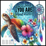 Turtle Dreamcatcher 2 20 OZ Sublimation Wrap