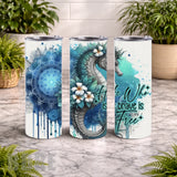 Brave Seahorse 20 OZ Wrap Mockup