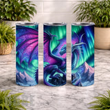 Aurora Dragon 20 OZ Wrap Mockup