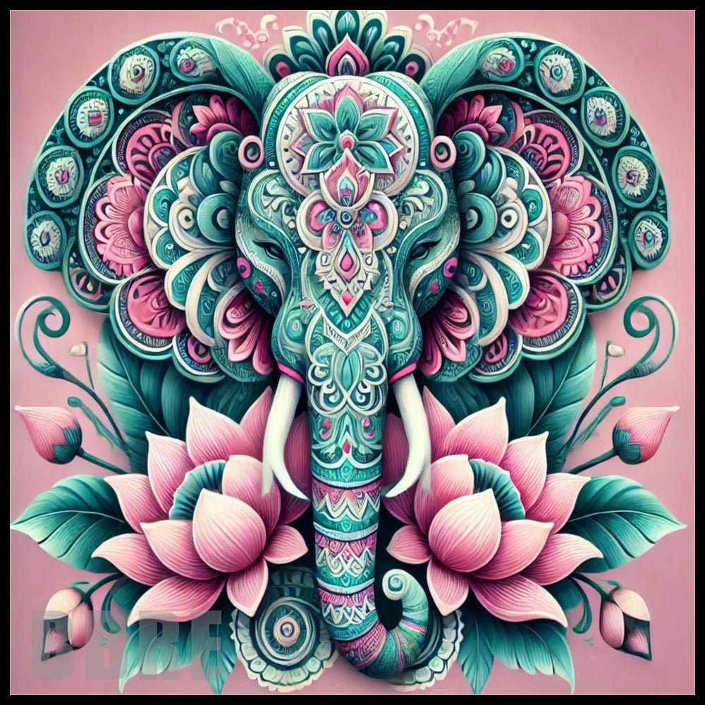 Elephant Blossom 6 20 OZ Sublimation Wrap