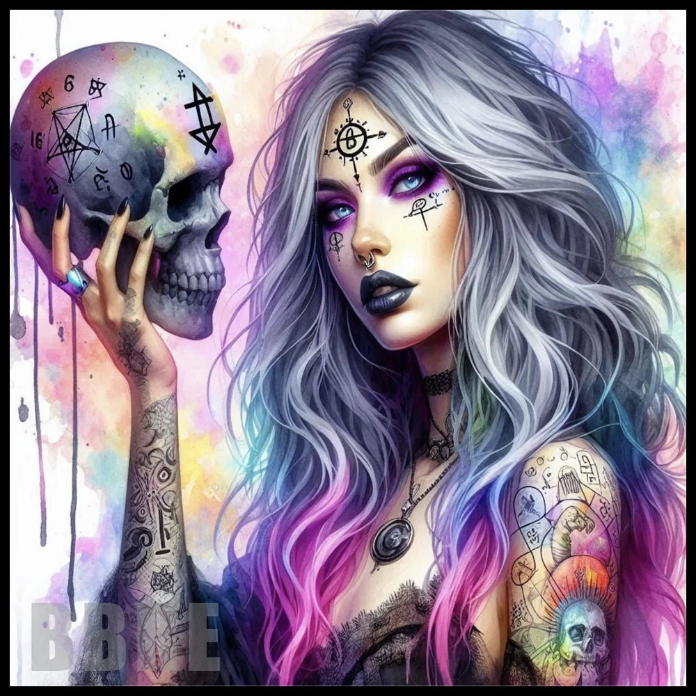 Gothic Skull 4 20 OZ Sublimation Wrap