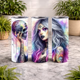 Gothic Skull 4 20 OZ Wrap Mockup