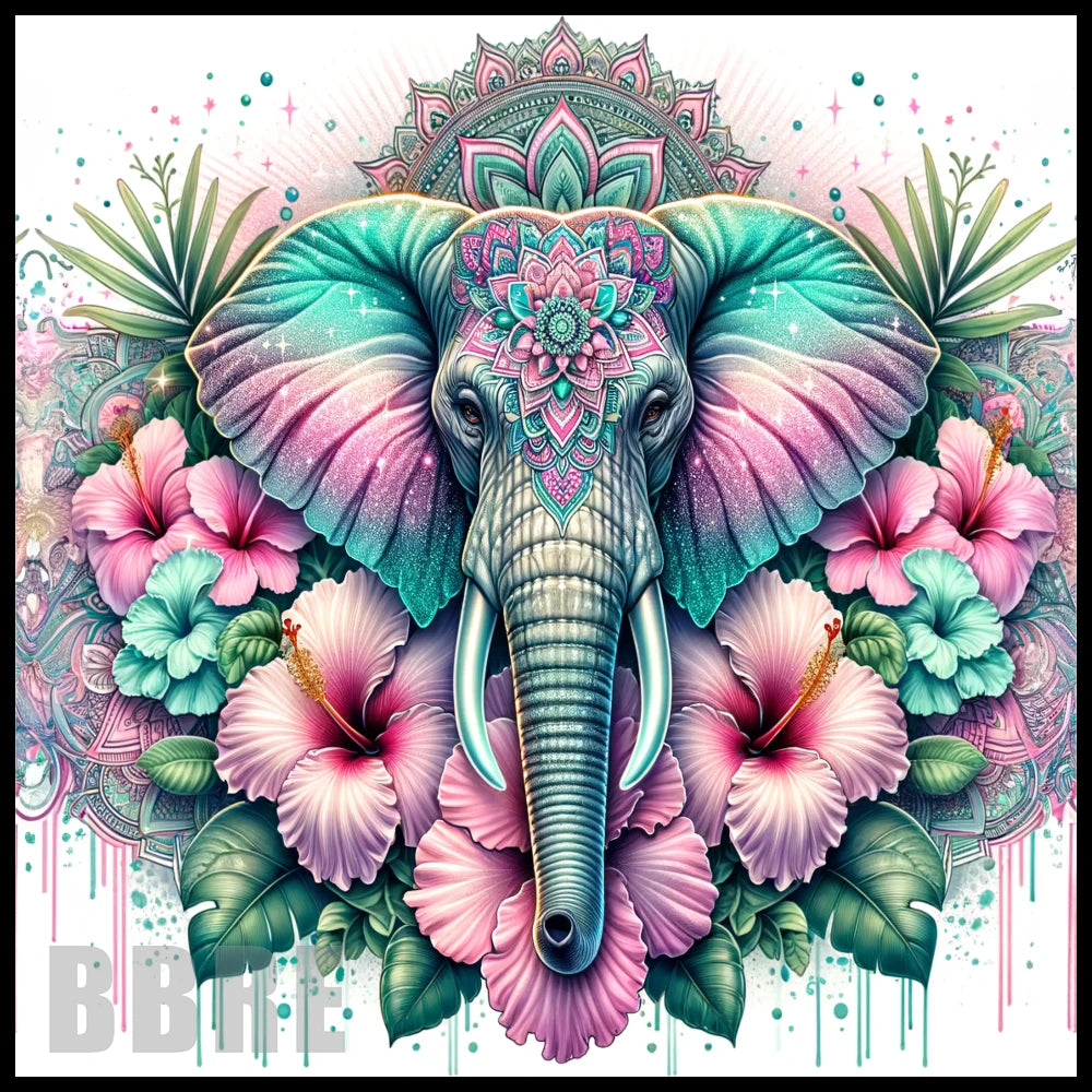 Elephant Blossom 7 20 OZ Sublimation Wrap