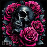 Skull Roses 3 20 OZ Sublimation Wrap